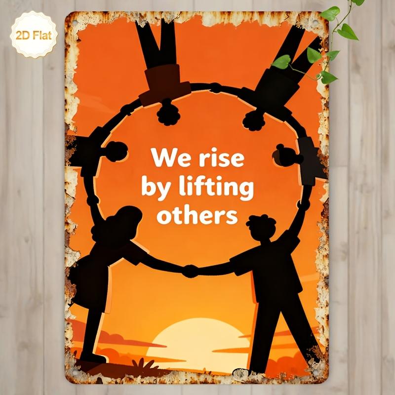 D Flat pc D Flat Sign Artwork Made of Metal Showcasing Silhouettes of Individuals Holding Hands Along with The Phrase W 20x30cm(7.8x11.8inch)
D Flat pc D Flat Sign Artwork Made of Metal Showcasing Silhouettes of Individuals Holding Hands Along with The Phrase W 20x30cm(7.8x11.8inch)