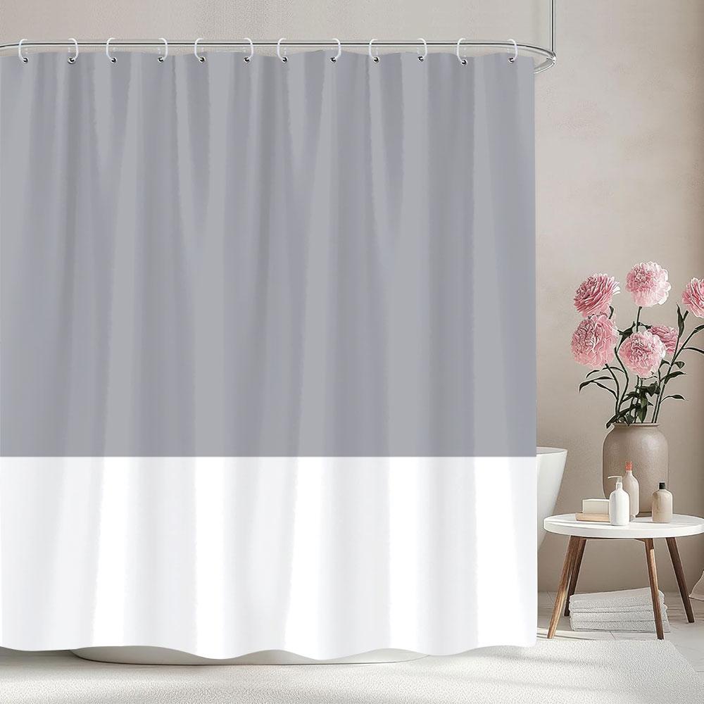 Solid Colour Patchwork Shower Curtain Vintage Colour Block Minimalist Style Home Bathroom Curtain Polyester Fabric Bathroom Deco W60H190(CM)-1 Pcs
Solid Colour Patchwork Shower Curtain Vintage Colour Block Minimalist Style Home Bathroom Curtain Polyester Fabric Bathroom Deco W60H190(CM)-1 Pcs
