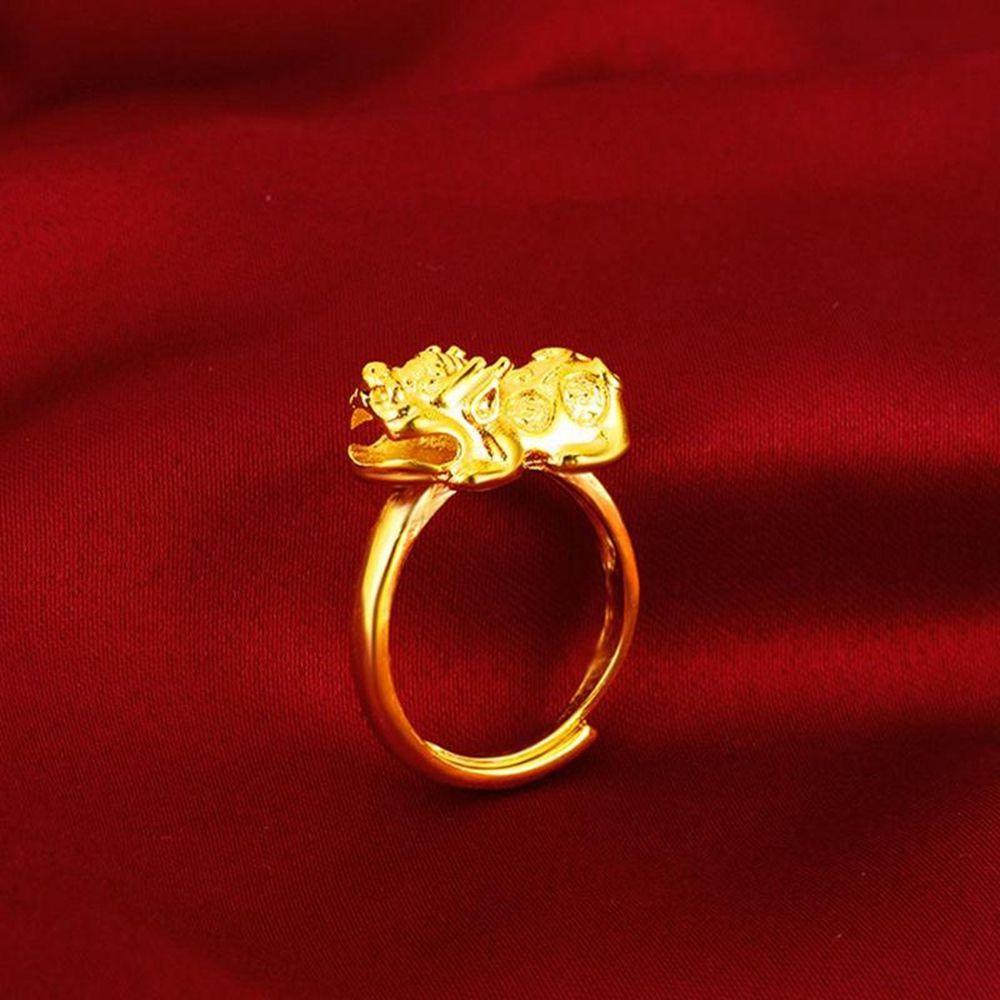 Animal Punk Style Ring Korean Style Ring Adjustable Opening Ring Sand Gold Ring Women Pixiu Ring C
Animal Punk Style Ring Korean Style Ring Adjustable Opening Ring Sand Gold Ring Women Pixiu Ring C