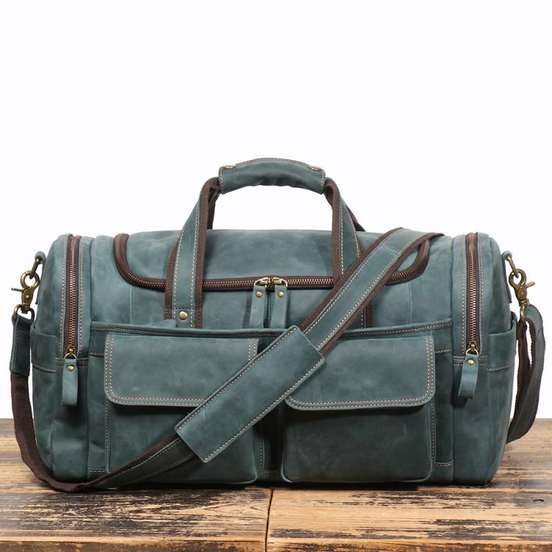 Retro Crazy Horse Leather Travel Baotou Layer Business Luggage Bag Large Capacity Fitness павлин голубой
Retro Crazy Horse Leather Travel Baotou Layer Business Luggage Bag Large Capacity Fitness павлин голубой