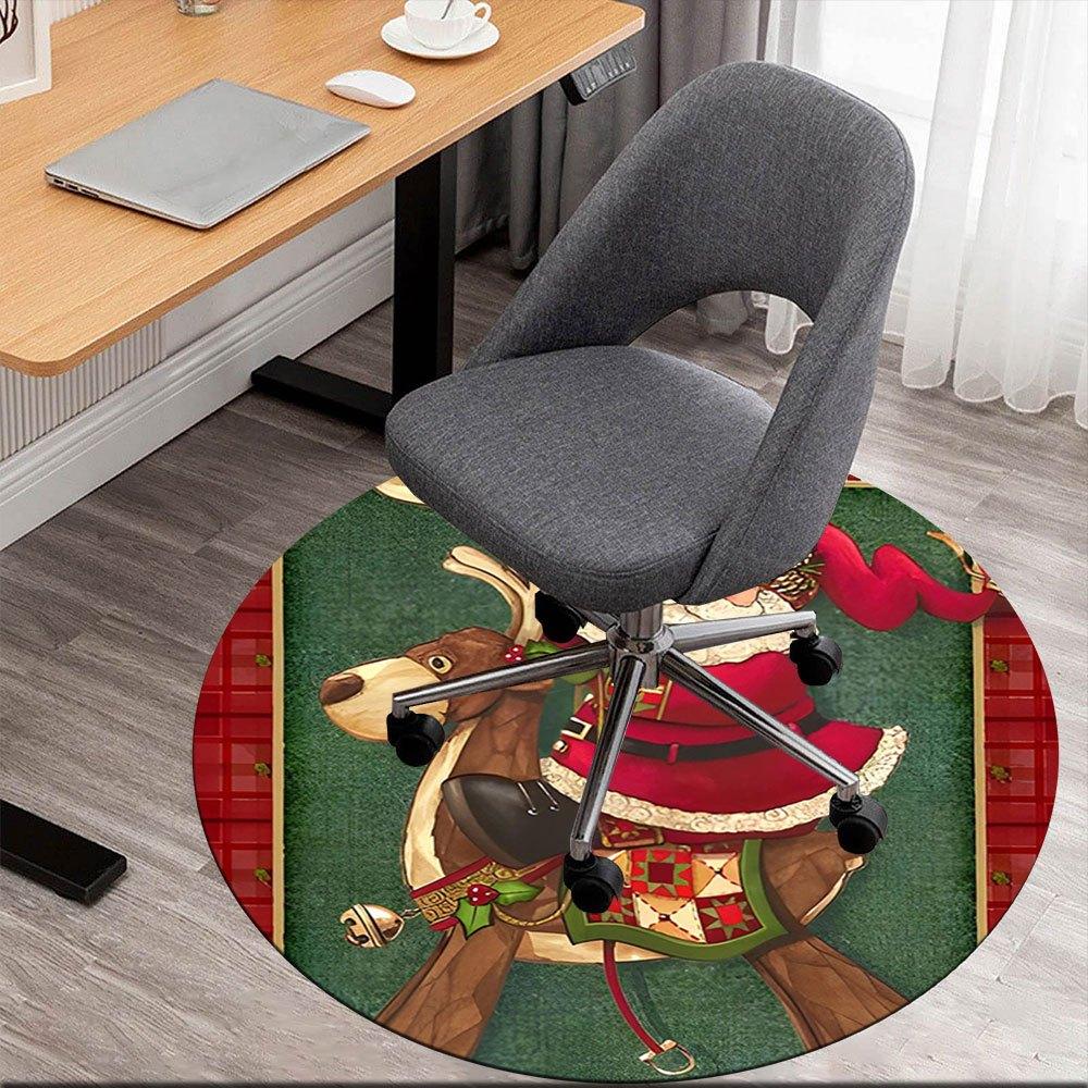 Jolly Santa Claus Riding Reindeer Christmas OrnamentRound Non-Slip chair mat chair carpet for office Rugs for Office Decor Gift For Valentine s Day Mo 80cm by 80cm
Jolly Santa Claus Riding Reindeer Christmas OrnamentRound Non-Slip chair mat chair carpet for office Rugs for Office Decor Gift For Valentine s Day Mo 80cm by 80cm