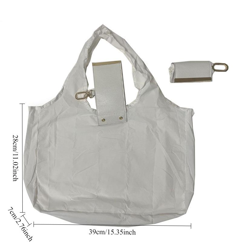 Cross-border Ins Style Eco-friendly Shopping Bag Large Capacity Storage Bag Keychain Pendant Portable Foldable Reusable Handbag 39x28cm білий
Cross-border Ins Style Eco-friendly Shopping Bag Large Capacity Storage Bag Keychain Pendant Portable Foldable Reusable Handbag 39x28cm білий