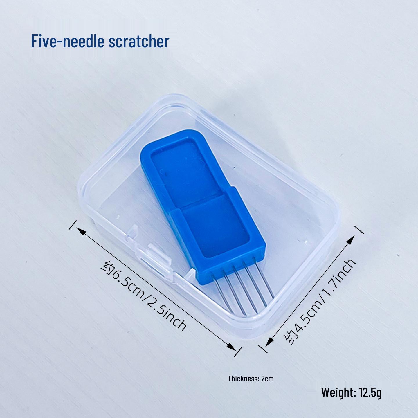 Five-Needle Texturing Clay Sculpture Tool with Brush and Scraper
Five-Needle Texturing Clay Sculpture Tool with Brush and Scraper
