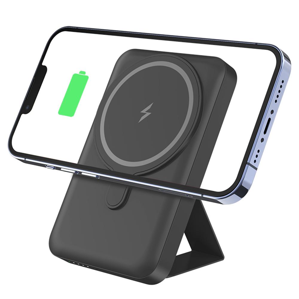 ZHX-PB13 For iPhone 13/12 Series Slim Wireless Magnetic Power Bank with Foldable Stand 15W Portable Fast Charger 10000mAh External Battery Pack Black
ZHX-PB13 For iPhone 13/12 Series Slim Wireless Magnetic Power Bank with Foldable Stand 15W Portable Fast Charger 10000mAh External Battery Pack Black