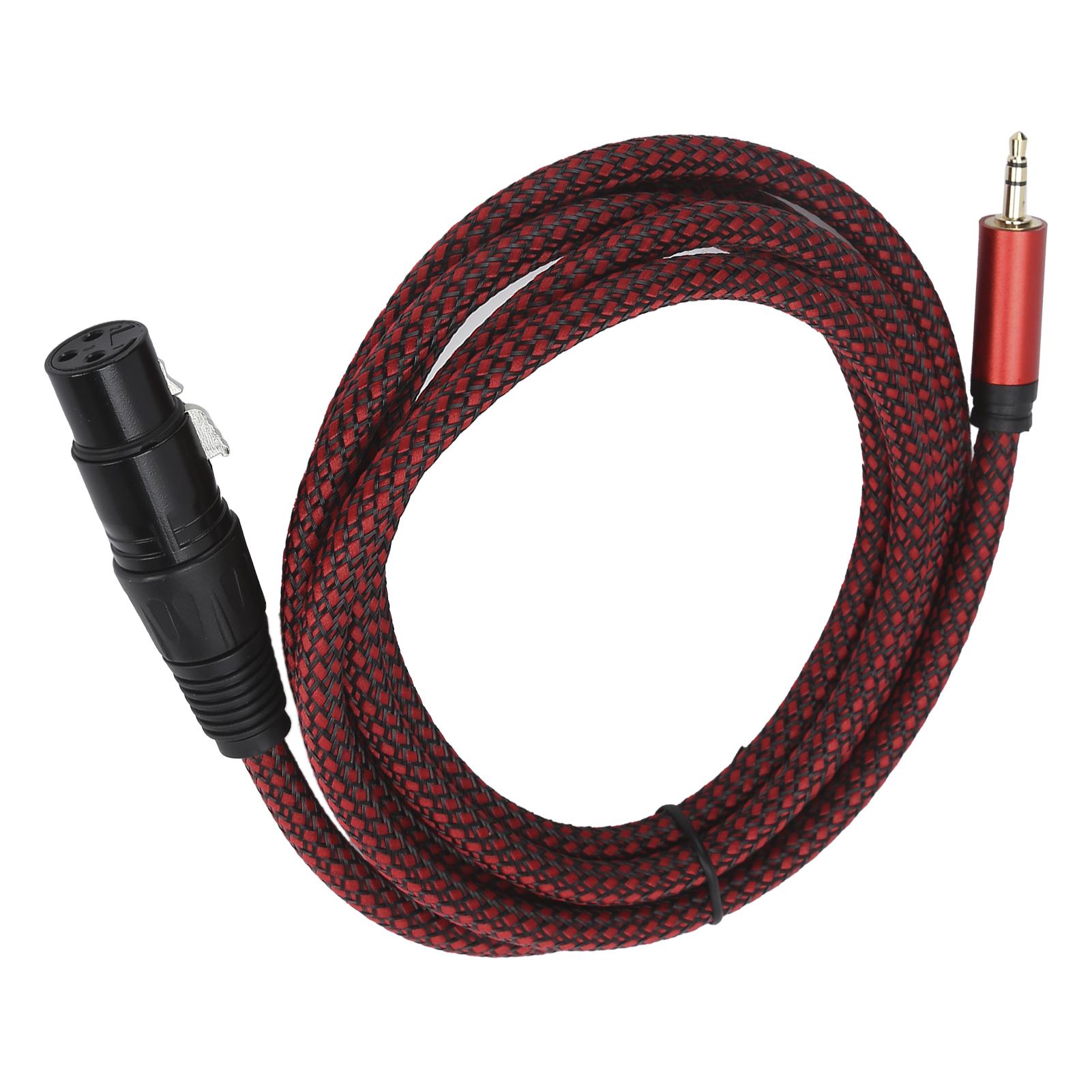 JORINDO XLR to 1 8inch Microphone Connection Cord XLR Female to 3.5mm Jack Balanced Signal Cable Type 1
JORINDO XLR to 1 8inch Microphone Connection Cord XLR Female to 3.5mm Jack Balanced Signal Cable Type 1
