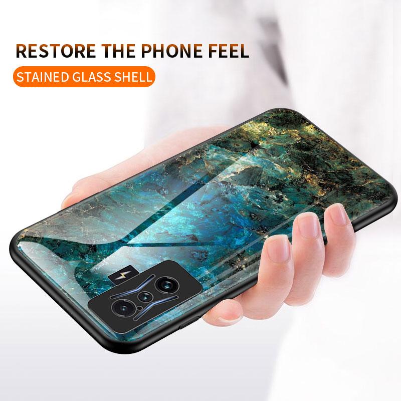For Xiaomi Poco F4 GT/Redmi K50 Gaming Anti-Scratch Marble Pattern Case Tempered Glass+PC Back+TPU Frame Stylish Protective Cover White Marble
For Xiaomi Poco F4 GT/Redmi K50 Gaming Anti-Scratch Marble Pattern Case Tempered Glass+PC Back+TPU Frame Stylish Protective Cover White Marble