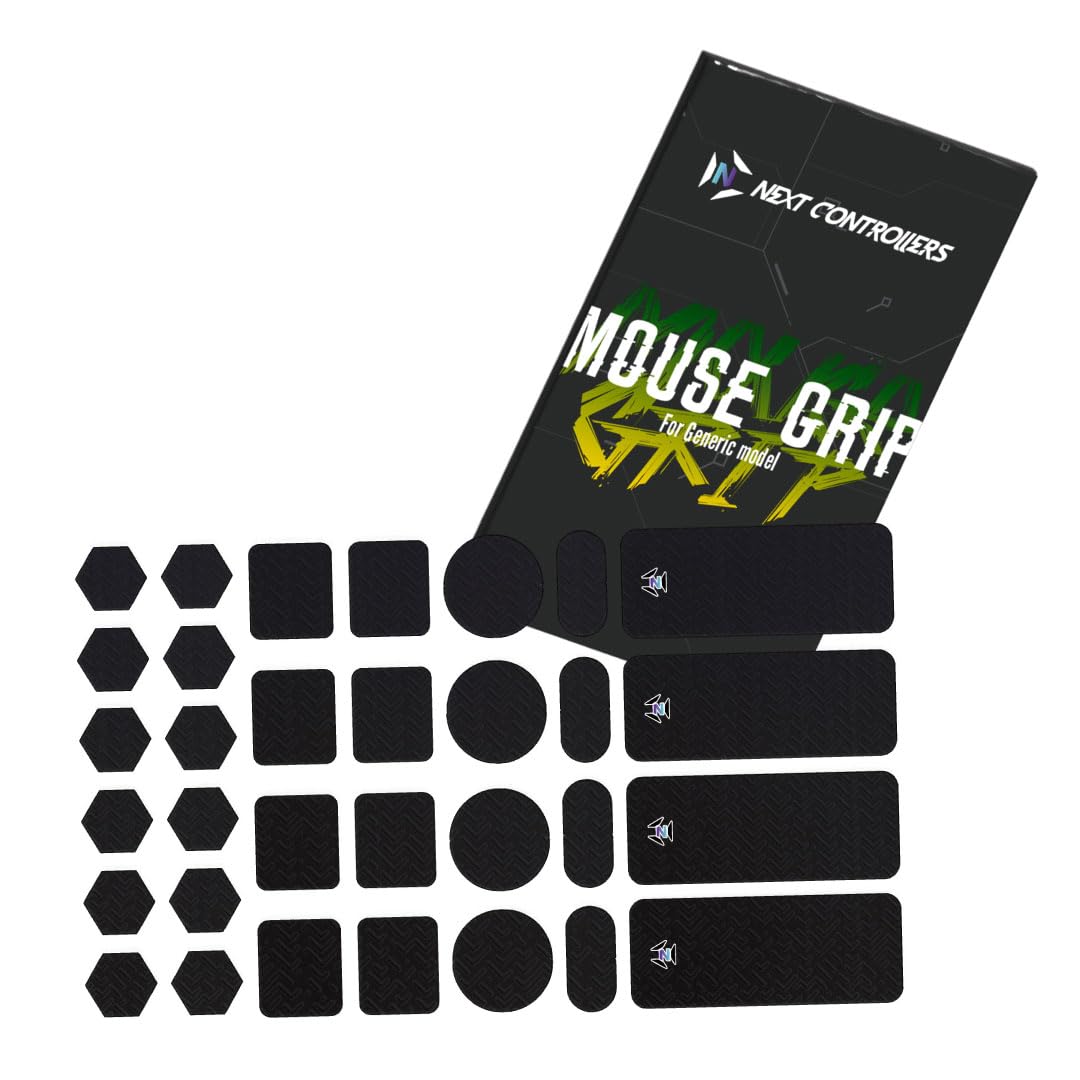 NEXT Grip Mouse Grip Universal Type for Gaming Mice and Keyboard Keys Tape, Non-Slip, 0.5mm Thick, Odorless,
NEXT Grip Mouse Grip Universal Type for Gaming Mice and Keyboard Keys Tape, Non-Slip, 0.5mm Thick, Odorless,