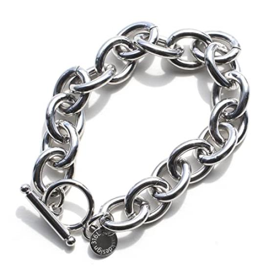 0170 Abasque Design Bracelet Chain Bracelet Can be worn all the time Resistant to tarnishing on social Surgical stainless steel for women 316L
0170 Abasque Design Bracelet Chain Bracelet Can be worn all the time Resistant to tarnishing on social Surgical stainless steel for women 316L