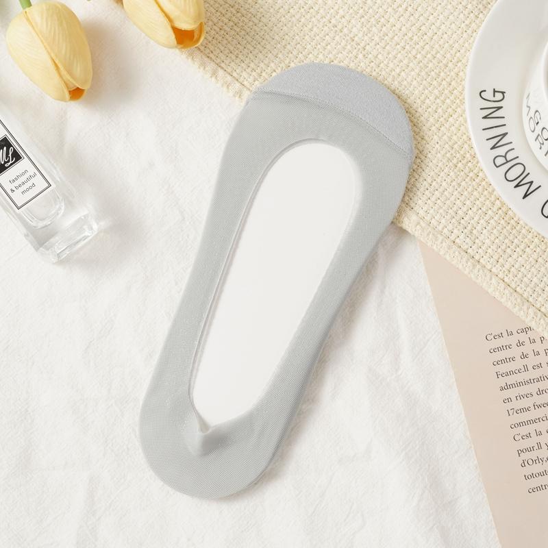 Женские летние тонкие носки-лодочки из ледяного шелка с нескользящей хлопковой подошвой, летние неглубокие невидимые носки one pair серый
Женские летние тонкие носки-лодочки из ледяного шелка с нескользящей хлопковой подошвой, летние неглубокие невидимые носки one pair серый