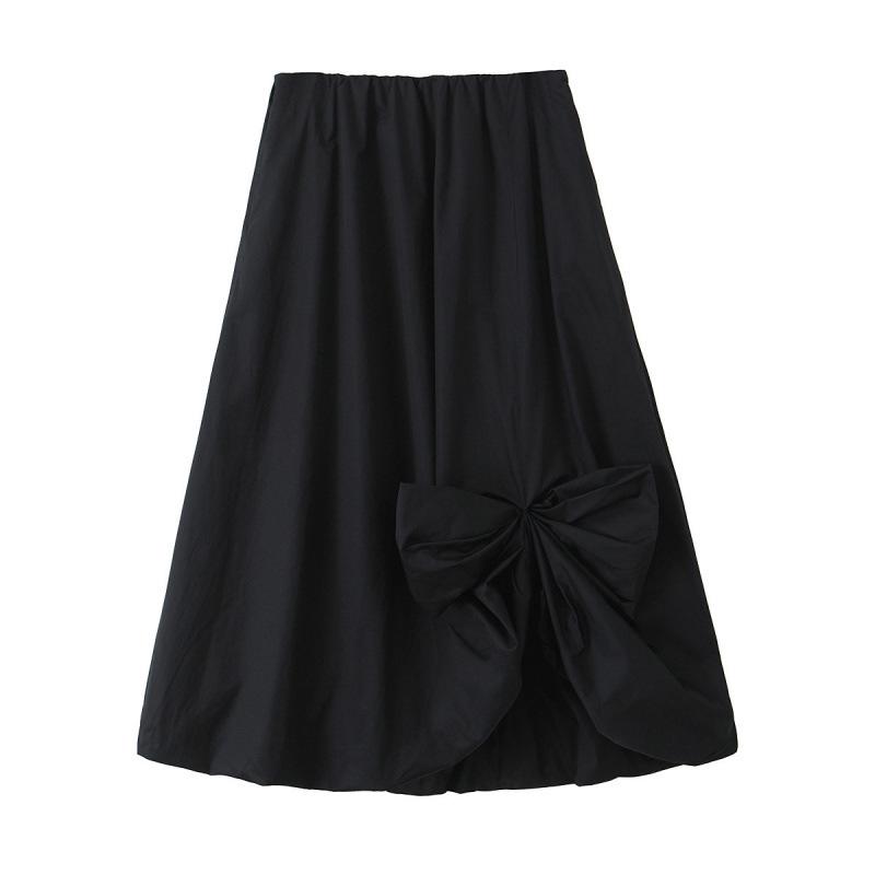 European & American Style Black Balloon Lantern Mid-Length Summer Skirt for Women XS
European & American Style Black Balloon Lantern Mid-Length Summer Skirt for Women XS