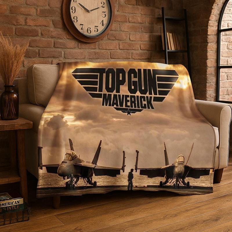 Classic Movie Top Gun Sign Tom Cruise Flannel Blanket Soft Warm Throw Blanket for Bedroom Living Room Bed Travel Picnic Gift 75x90cm
Classic Movie Top Gun Sign Tom Cruise Flannel Blanket Soft Warm Throw Blanket for Bedroom Living Room Bed Travel Picnic Gift 75x90cm