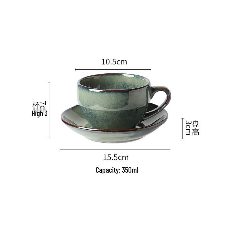 Набор ретро керамических кружек с эффектом печной глазури - Японские офисные и завтрачные чашки 350ml
Набор ретро керамических кружек с эффектом печной глазури - Японские офисные и завтрачные чашки 350ml