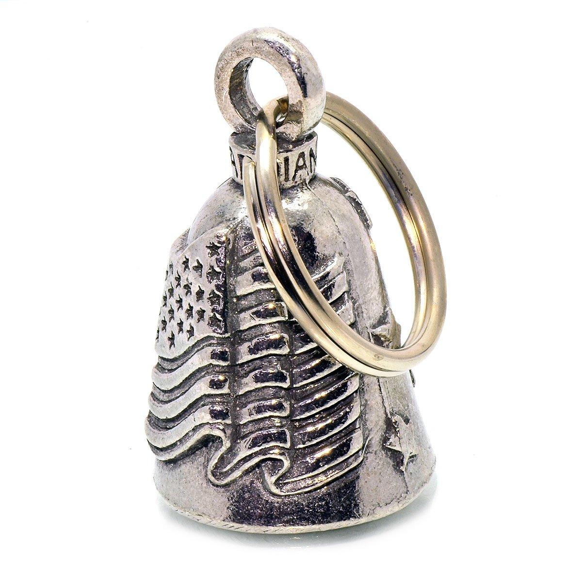 Bell IN USA Old Glory Amulet Biker Keychain Traffic Safety Protection Guardian USAMADE Bell; AMGB-024
Bell IN USA Old Glory Amulet Biker Keychain Traffic Safety Protection Guardian USAMADE Bell; AMGB-024