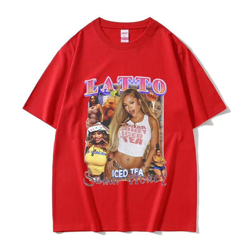 Rapper Big Latto Graphic T Shirt Men Women Hip Hop Retro Aesthetic Short Sleeve T-shirt Fashion Oversized Cotton Tees Streetwear 5XL
Rapper Big Latto Graphic T Shirt Men Women Hip Hop Retro Aesthetic Short Sleeve T-shirt Fashion Oversized Cotton Tees Streetwear 5XL