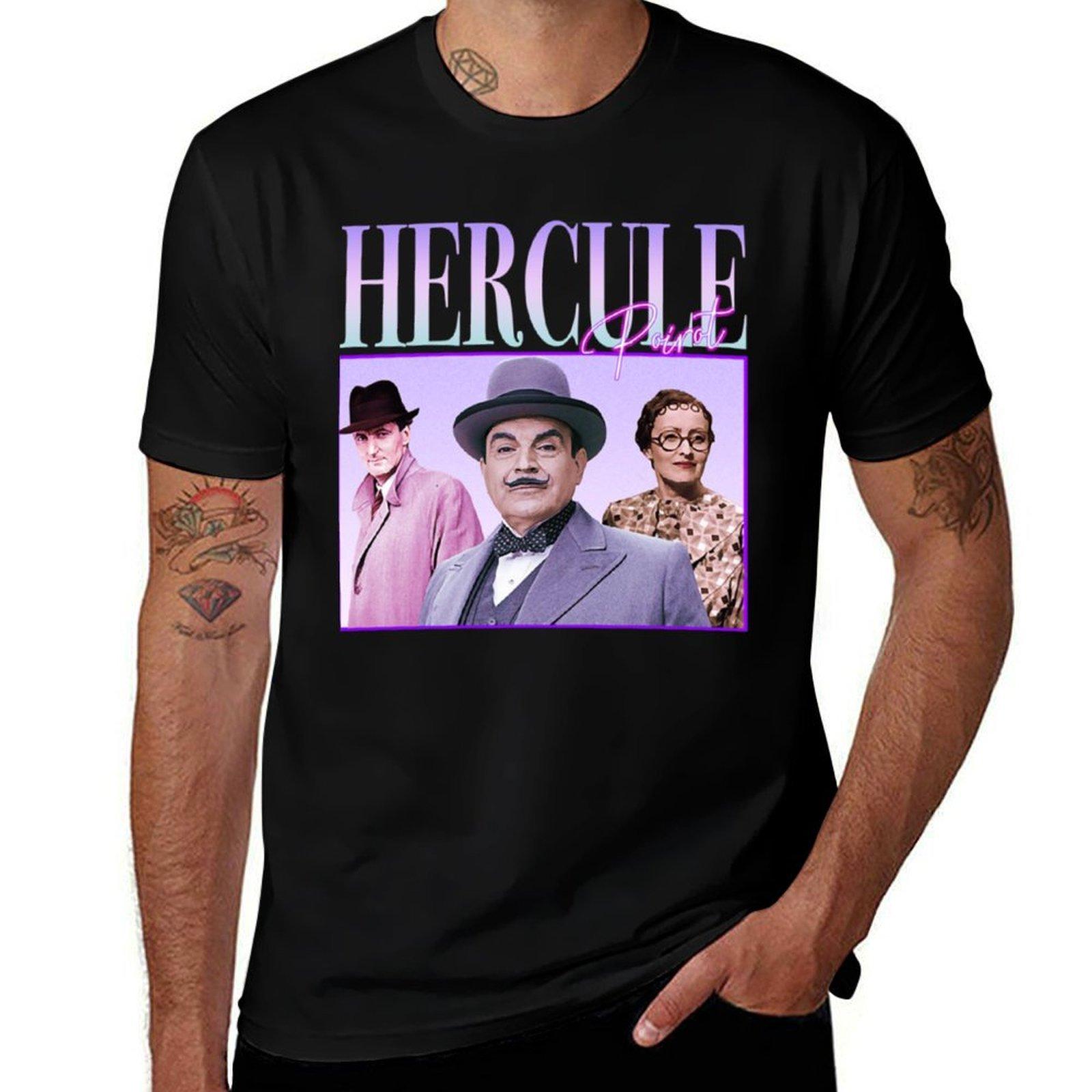 90 S RETRO STYLE HERCULE POIROT T-Shirt anime tshirt t shirts for man graphic funny T-Shirt M
90 S RETRO STYLE HERCULE POIROT T-Shirt anime tshirt t shirts for man graphic funny T-Shirt M
