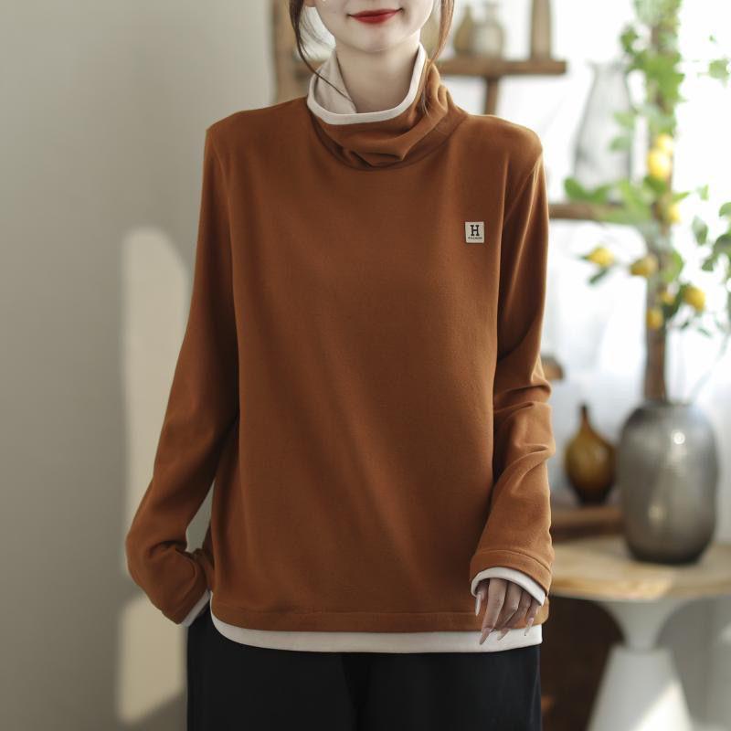 2024 Women s High Neck Double-Sided Velvet Slimming Base Layer T-Shirt for Autumn/Winter M (90-110 cm)
2024 Women s High Neck Double-Sided Velvet Slimming Base Layer T-Shirt for Autumn/Winter M (90-110 cm)