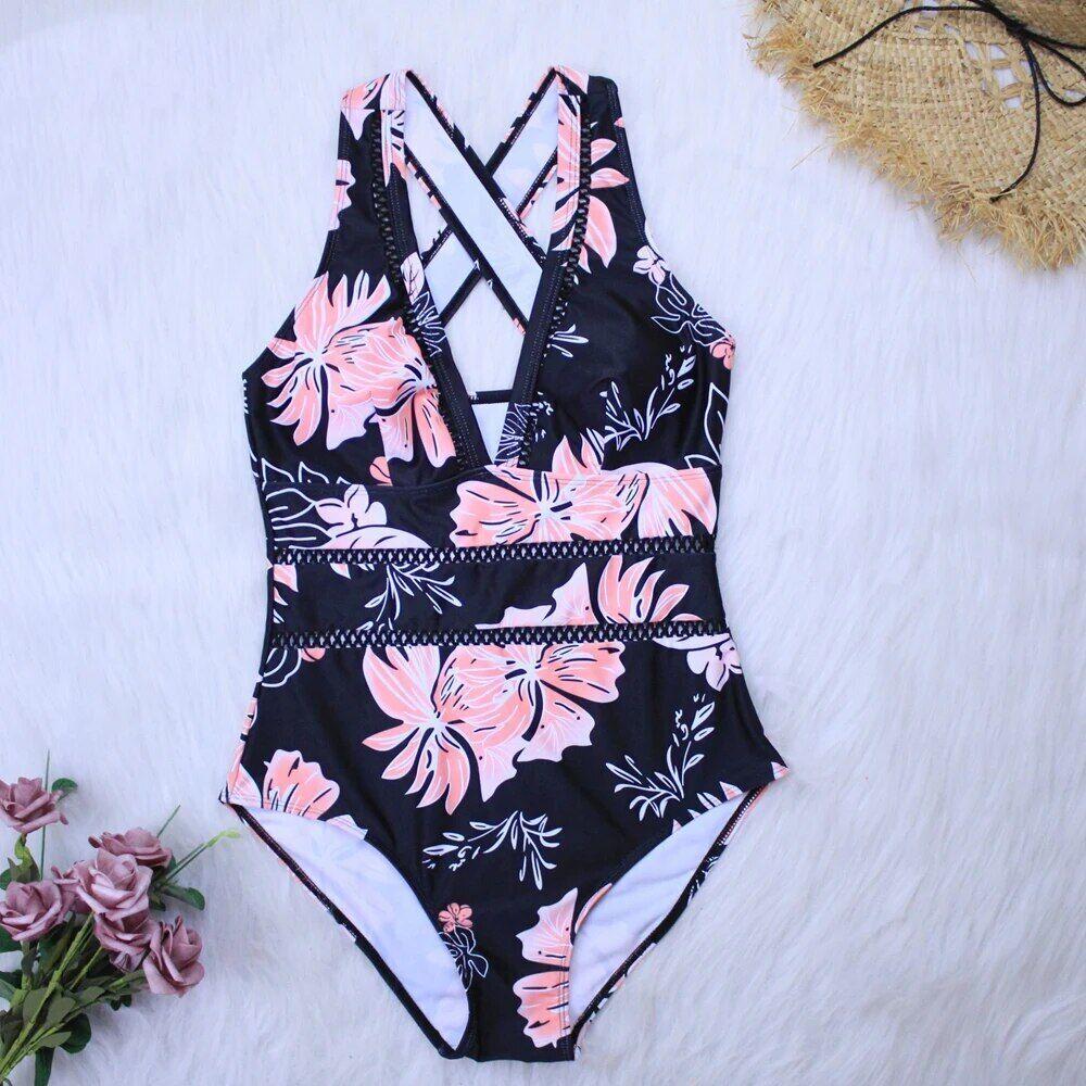 Sexy V-Neck Mesh One Piece Swimsuit Hollow Out Swimwear Women Black Push Up Bathing Suits Monokini Beachwear xl
Sexy V-Neck Mesh One Piece Swimsuit Hollow Out Swimwear Women Black Push Up Bathing Suits Monokini Beachwear xl
