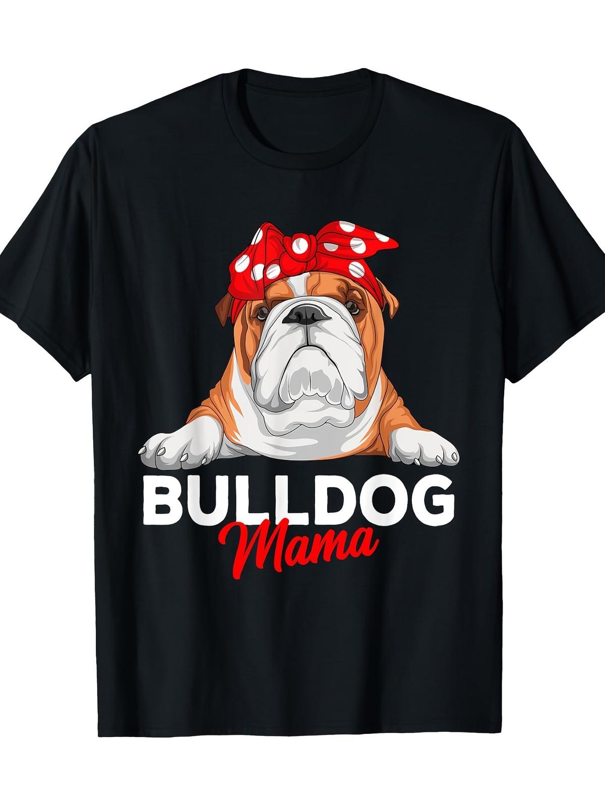 180g 100% Cotton Bulldog Mama Graphic T-Shirt - Relaxed Fit Short Sleeve Ro 5XL різнокольоровий
180g 100% Cotton Bulldog Mama Graphic T-Shirt - Relaxed Fit Short Sleeve Ro 5XL різнокольоровий