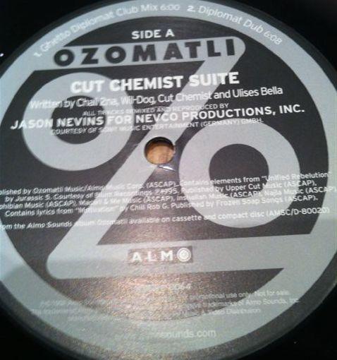 12inch Record OZOMATLI - Cut Chemist Suite Dance Remixes AMS8P8064 Almo Sounds 1998 US Dance & Electronica Used
12inch Record OZOMATLI - Cut Chemist Suite Dance Remixes AMS8P8064 Almo Sounds 1998 US Dance & Electronica Used