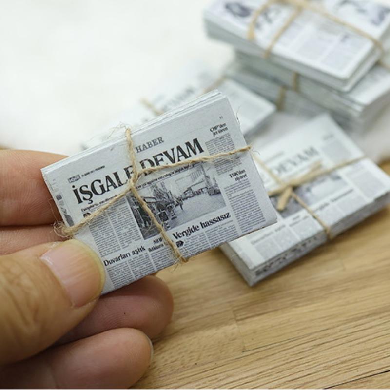 1/3Pcs Simulation Model Toys 1/12 Dollhouse Miniature Retro English Newspaper Set Home Furniture Accessories Photography Props 1 piece
1/3Pcs Simulation Model Toys 1/12 Dollhouse Miniature Retro English Newspaper Set Home Furniture Accessories Photography Props 1 piece