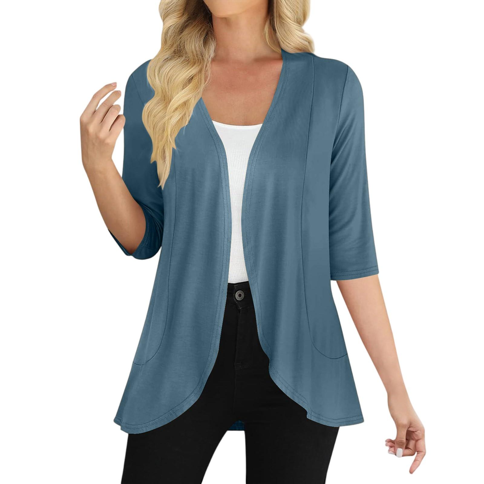 Women s Casual Fashion Solid Color Short Sleeved Cardigan Solid Color Short Sleeved Cardigan L
Women s Casual Fashion Solid Color Short Sleeved Cardigan Solid Color Short Sleeved Cardigan L