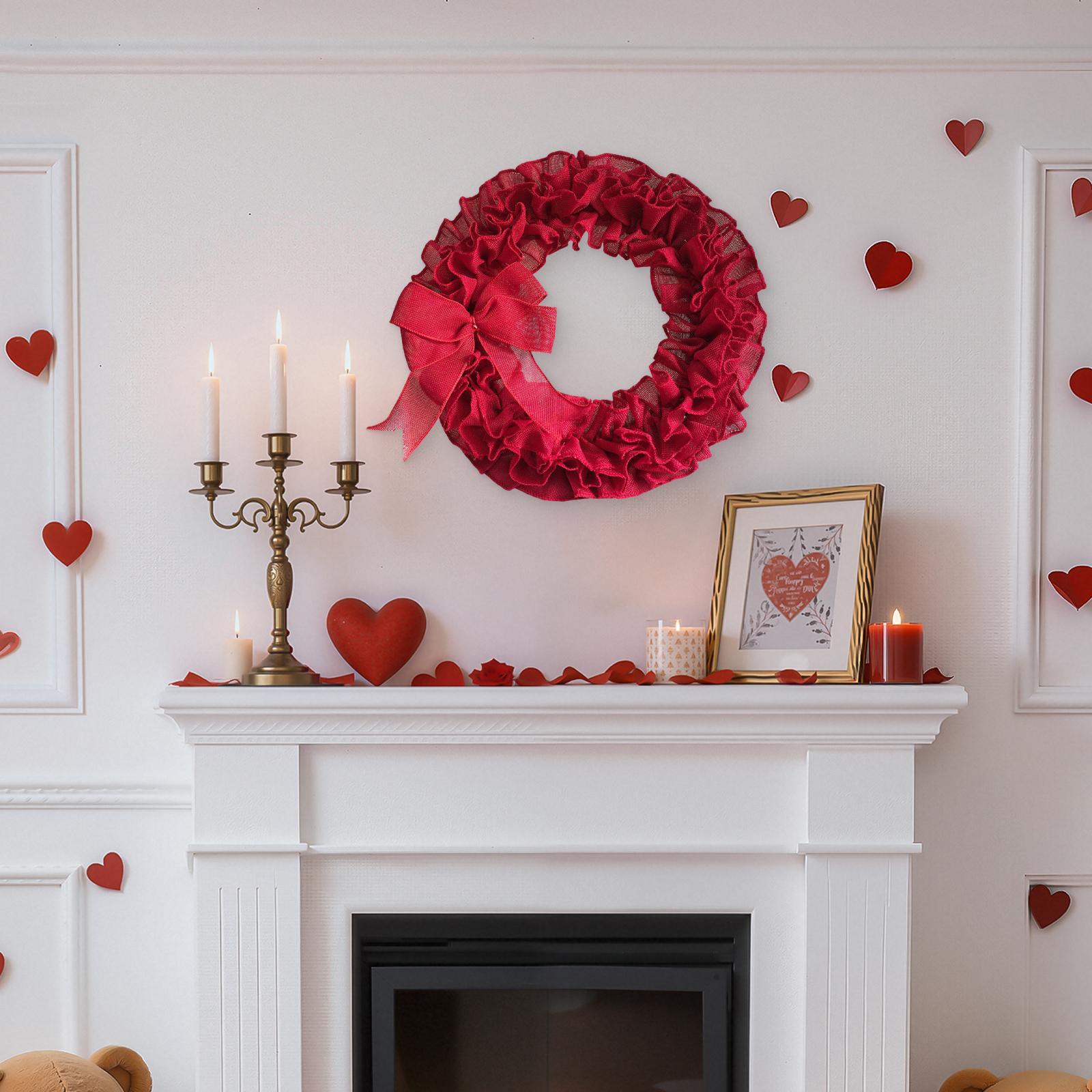 Valentine s Day Wreath Front Door Wreath Decorative Bow Lightweight Multipurpose Hanging Ornament Garland for Celebration красный
Valentine s Day Wreath Front Door Wreath Decorative Bow Lightweight Multipurpose Hanging Ornament Garland for Celebration красный