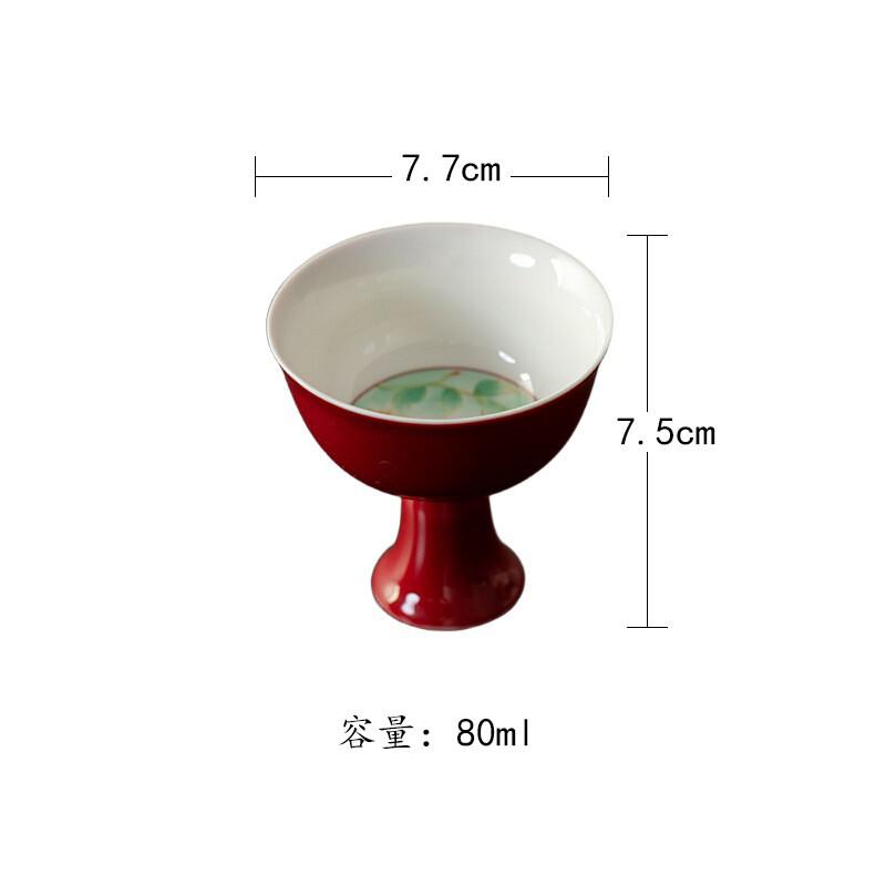 80ml Hand Painted Flowers High Foot Teacup Retro Tea Bowl Mug Tea-tasting Personal Cup Jianzhan Master Cups Collection Craft As Your Choose
80ml Hand Painted Flowers High Foot Teacup Retro Tea Bowl Mug Tea-tasting Personal Cup Jianzhan Master Cups Collection Craft As Your Choose