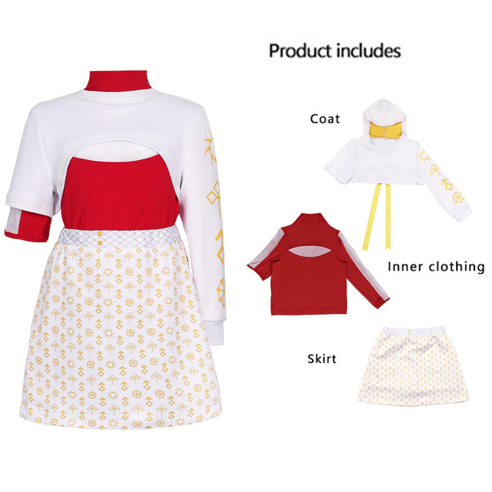 Косплей-костюмы, Хэллоуин, Ролевые костюмы, Костюмы для сценических выступлений 140 белый
Косплей-костюмы, Хэллоуин, Ролевые костюмы, Костюмы для сценических выступлений 140 белый