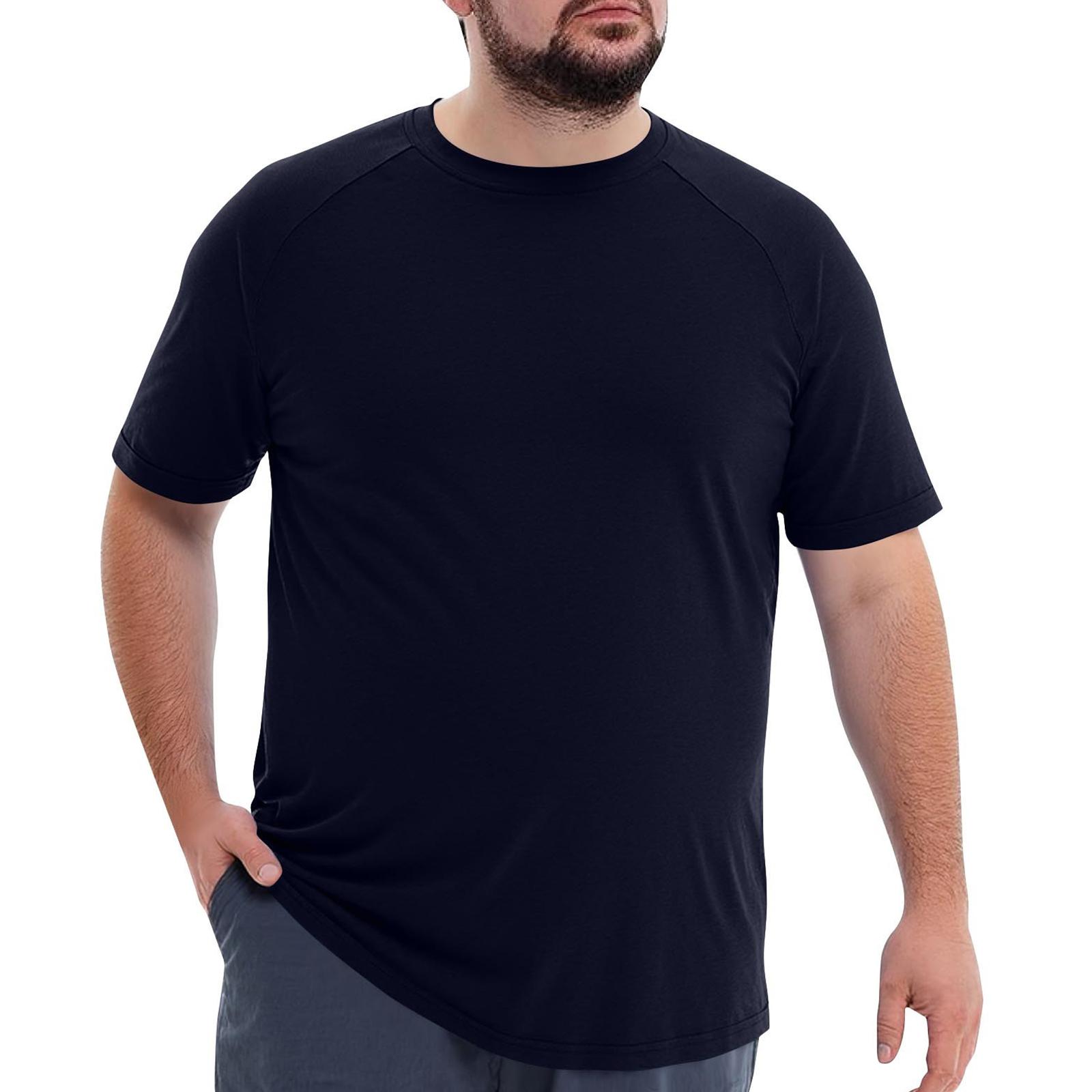 Men s Big Size Solid Color Crew Neck Short Sleeve Casual T-Shirt Lightweight Comfortable Fit Soft Fabric XXL тёмно-синий
Men s Big Size Solid Color Crew Neck Short Sleeve Casual T-Shirt Lightweight Comfortable Fit Soft Fabric XXL тёмно-синий