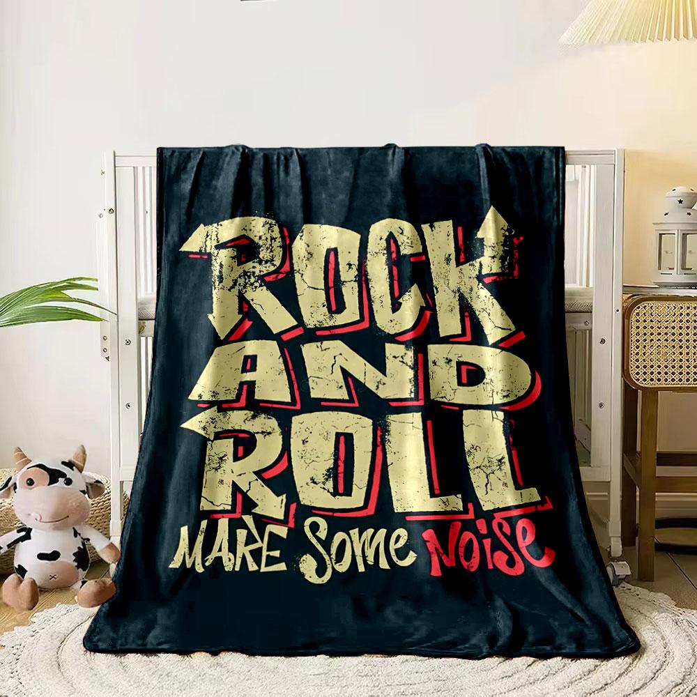 Text with distressed, grungy fonts saying Rock and Roll, Make Some Noise . for all seasons blanket lunch break throw gift 80cm x 120cm
Text with distressed, grungy fonts saying Rock and Roll, Make Some Noise . for all seasons blanket lunch break throw gift 80cm x 120cm