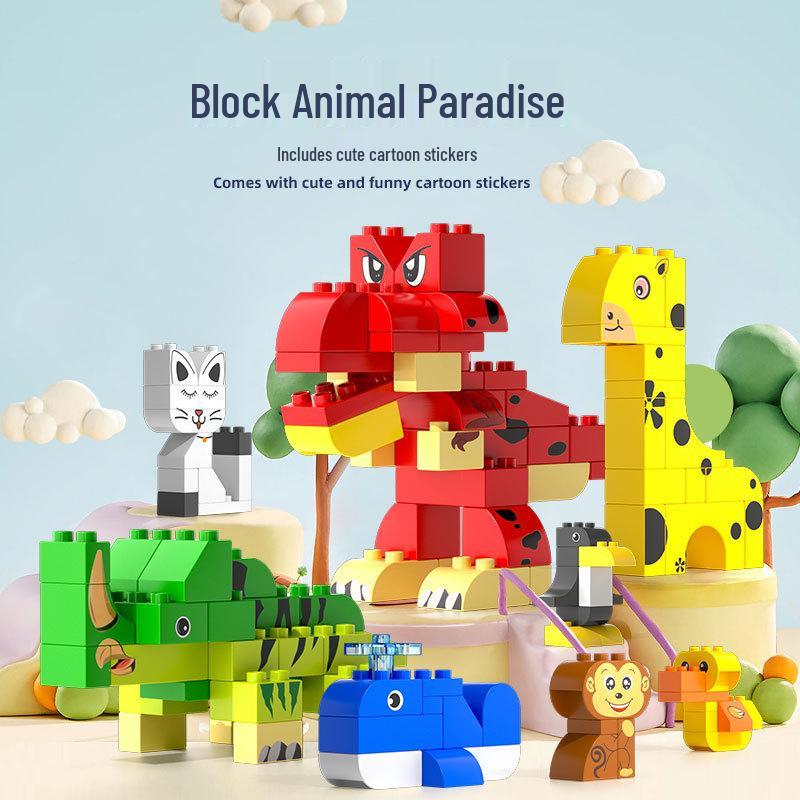 Large Animal Building Blocks Set for Kids Ages 2-6 - Educational Toy for Early Learning and Creativity
Large Animal Building Blocks Set for Kids Ages 2-6 - Educational Toy for Early Learning and Creativity