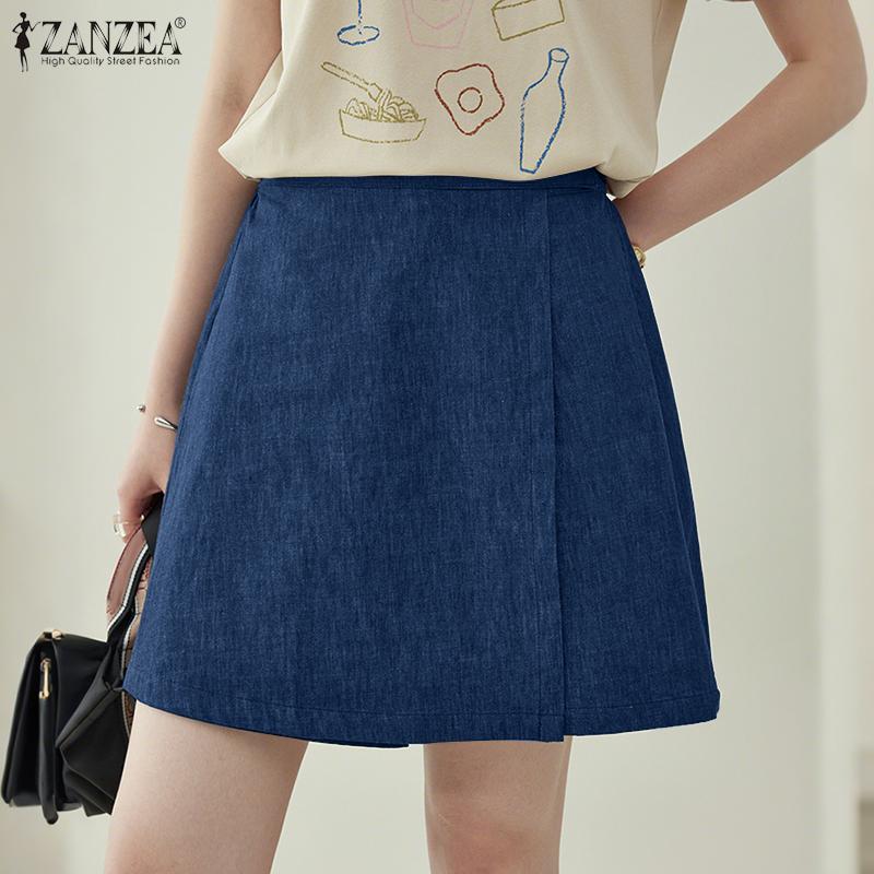 ZANZEA Womens Summer Solid Color Casual Culottes Shorts S темно-синього кольору
ZANZEA Womens Summer Solid Color Casual Culottes Shorts S темно-синього кольору