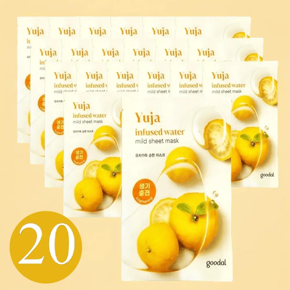 Goodal Yuja Mask Pack Vitality Boost Gentle Mask Full of Yuja 20g 20 Sheets One Sheet a Day
Goodal Yuja Mask Pack Vitality Boost Gentle Mask Full of Yuja 20g 20 Sheets One Sheet a Day