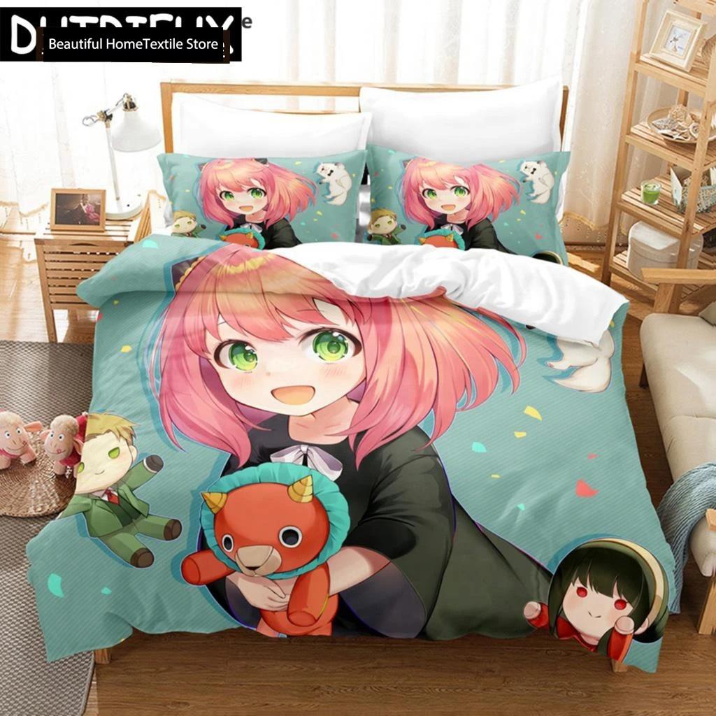 Spy X Family 3D Anime Duvet Cover Set with Pillowcases Polyester Bedding for Boys Girls Anya Forger Gift 70x133cm 2pcs
Spy X Family 3D Anime Duvet Cover Set with Pillowcases Polyester Bedding for Boys Girls Anya Forger Gift 70x133cm 2pcs