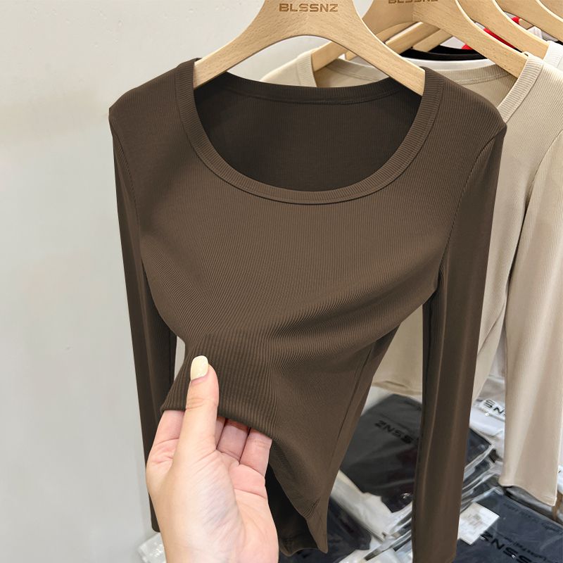 Новая текстурная футболка с длинным рукавом и U-образным вырезом, женская хлопковая рубашка с резьбой XXXL кофейный
Новая текстурная футболка с длинным рукавом и U-образным вырезом, женская хлопковая рубашка с резьбой XXXL кофейный