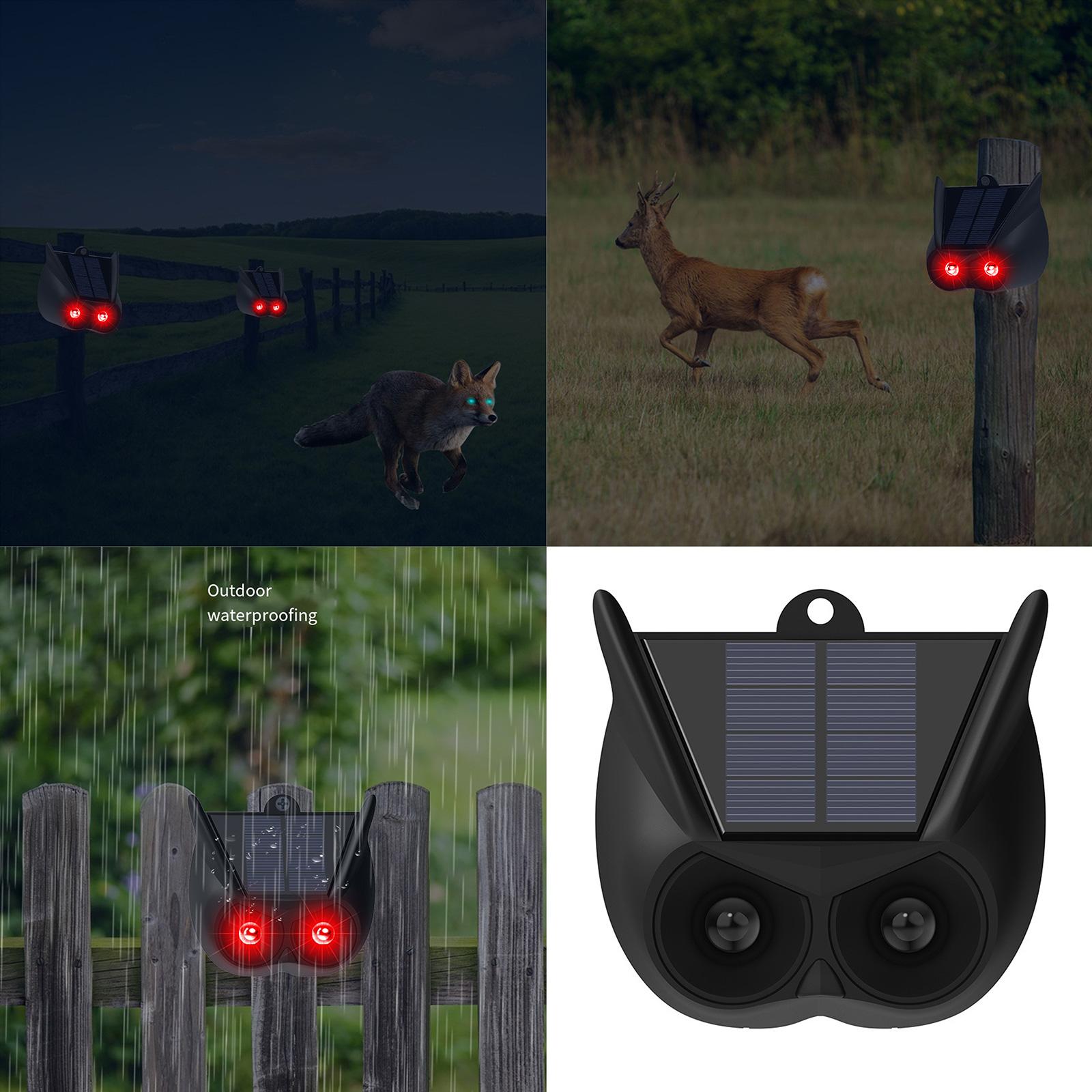 Solar Animal Repeller with Intense Red Warning Light Pest Control Device Plastic Texture Suitable for Orchards and Yards
Solar Animal Repeller with Intense Red Warning Light Pest Control Device Plastic Texture Suitable for Orchards and Yards