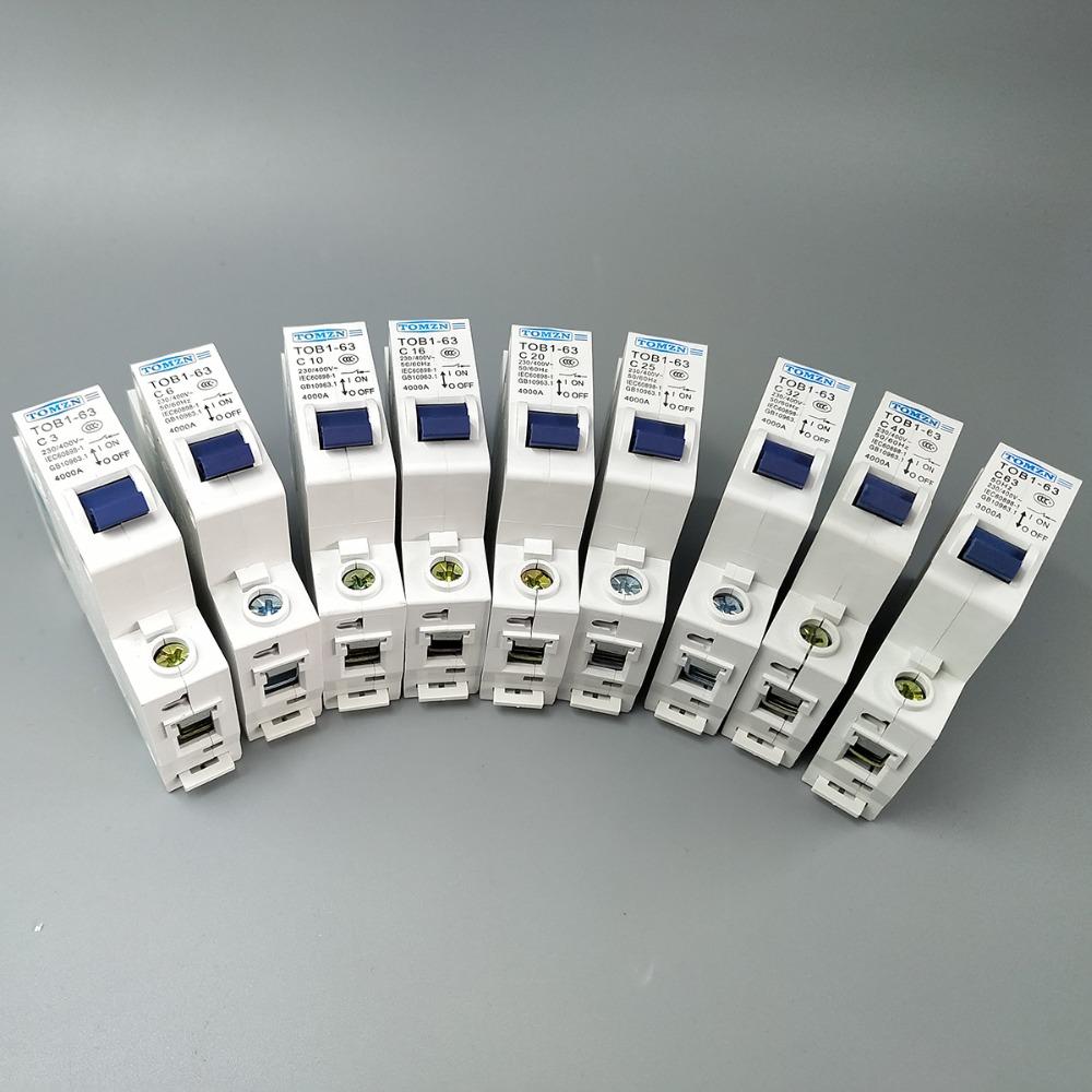 1P AC MCB TOB1-63 C Тип 230/400 В~ 50 Гц/60 Гц Мини-выключатель 3A 6A 10A 16A 20A 25A 32A 40A 50A 63A
1P AC MCB TOB1-63 C Тип 230/400 В~ 50 Гц/60 Гц Мини-выключатель 3A 6A 10A 16A 20A 25A 32A 40A 50A 63A