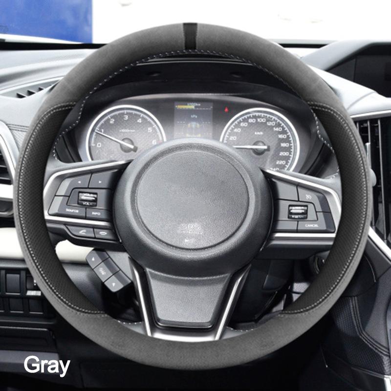 Suede Car Steering Wheel Cover Wrap for Subaru Forester Legacy Outback Impreza XV BRZ O Type Steering-Wheel серый
Suede Car Steering Wheel Cover Wrap for Subaru Forester Legacy Outback Impreza XV BRZ O Type Steering-Wheel серый