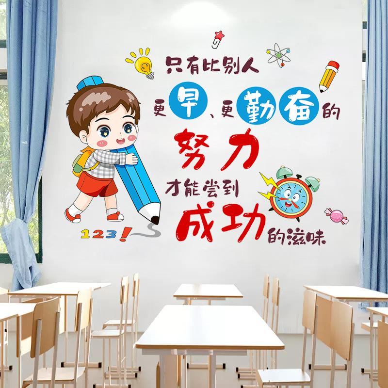 Inspirational stickers Classroom layout Decorative wall wall stickers Cultural management class self-adhesive wall stickers 45cm*60cm
Inspirational stickers Classroom layout Decorative wall wall stickers Cultural management class self-adhesive wall stickers 45cm*60cm