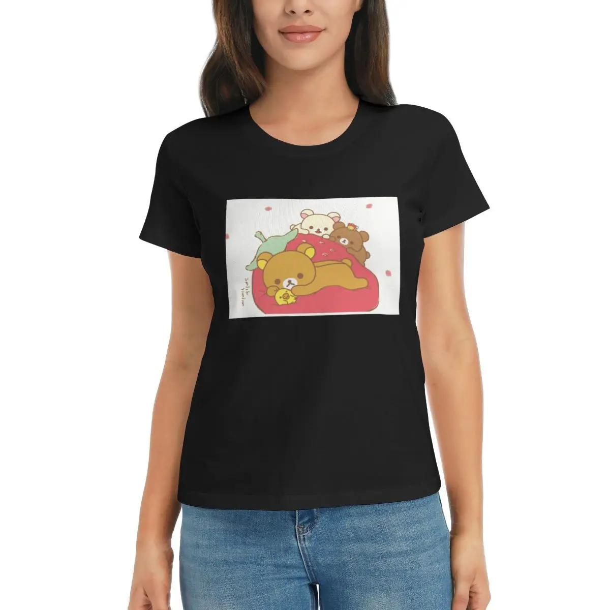 Women TShirt Rilakkuma Sakura Summer Short Sleeve Tees Crew Neck Cotton T Shirts Clothes Tops Streetwear 4XL
Women TShirt Rilakkuma Sakura Summer Short Sleeve Tees Crew Neck Cotton T Shirts Clothes Tops Streetwear 4XL