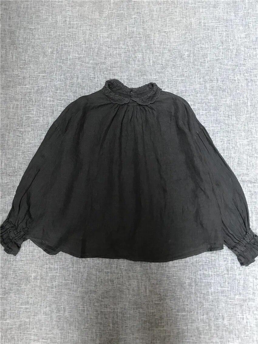 Johnature, осенние японские винтажные рубашки с длинными рукавами и лацканами с кружевной отделкой, женские свободные рубашки на пуговицах сзади One Size чёрный
Johnature, осенние японские винтажные рубашки с длинными рукавами и лацканами с кружевной отделкой, женские свободные рубашки на пуговицах сзади One Size чёрный