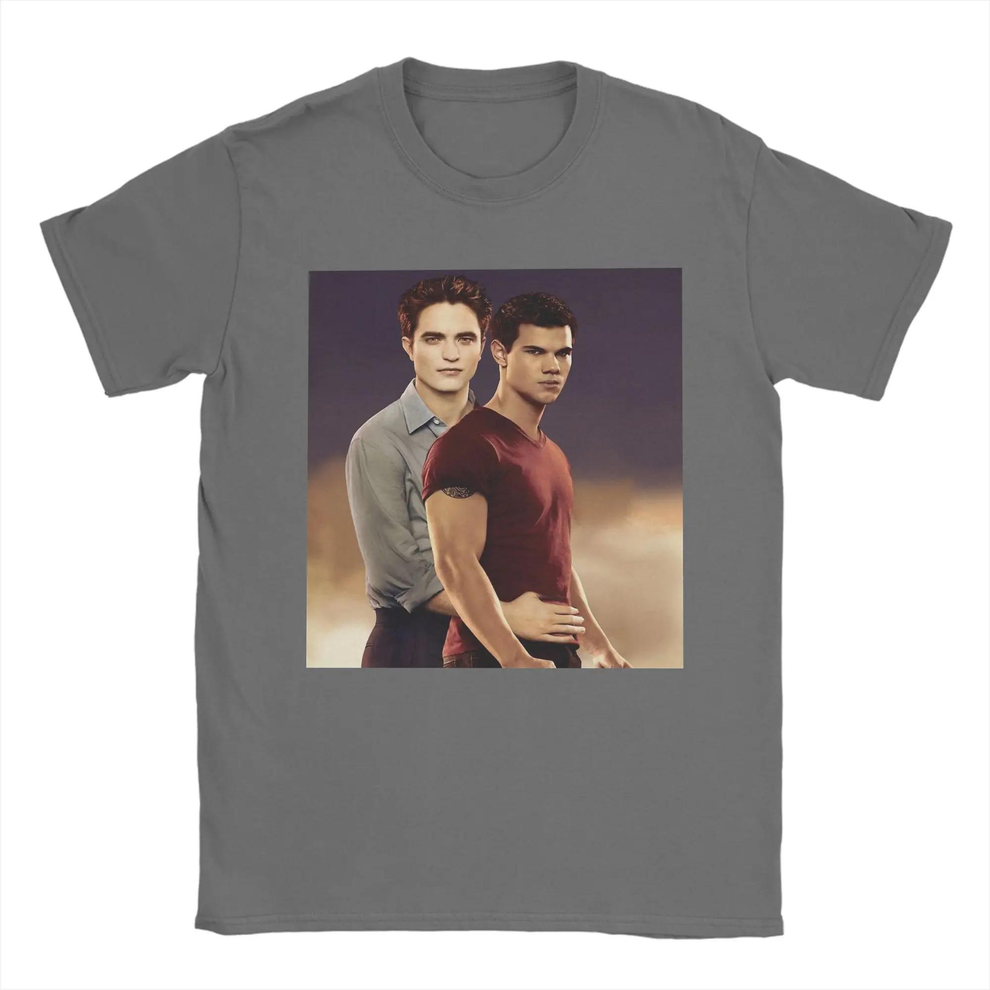 Novelty Twilight Jacob Edward T-Shirt Men Women Round Neck Cotton T Shirt Short Sleeve Tee Shirt Clothing 3XL
Novelty Twilight Jacob Edward T-Shirt Men Women Round Neck Cotton T Shirt Short Sleeve Tee Shirt Clothing 3XL