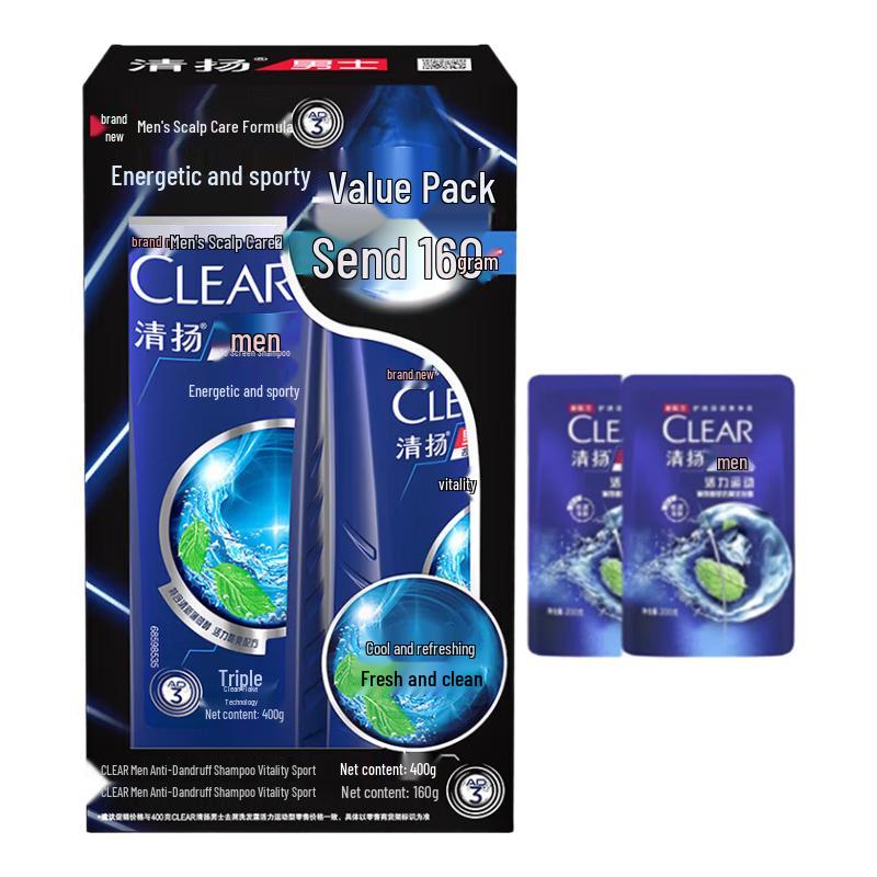 Clear Men s Vitality Sport Anti-Dandruff Shampoo
Clear Men s Vitality Sport Anti-Dandruff Shampoo