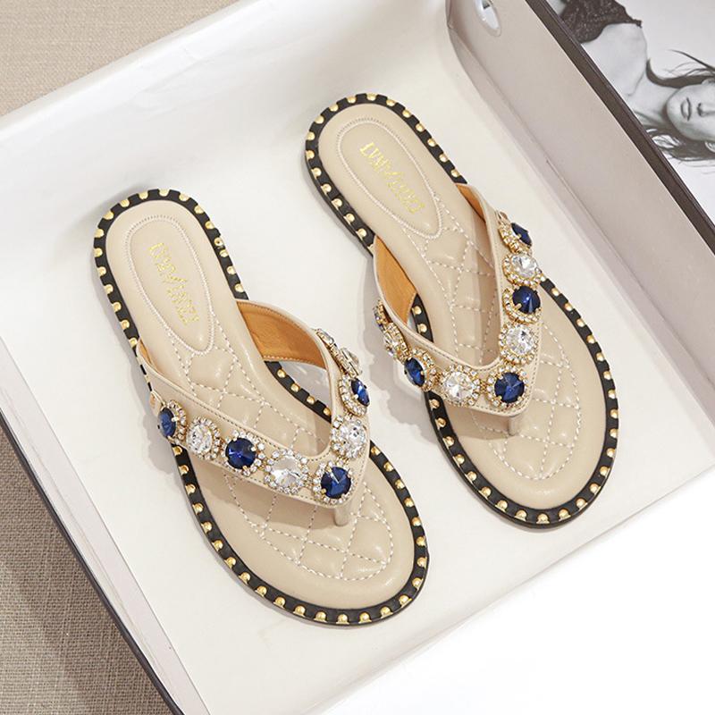 Women Rhinestone Flip Flops Sweet Slide Sandals Travel Seaside Beach Holiday Summer Cool Shoes Outdoor Slippers Large Size 34-43 43 бежевий
Women Rhinestone Flip Flops Sweet Slide Sandals Travel Seaside Beach Holiday Summer Cool Shoes Outdoor Slippers Large Size 34-43 43 бежевий