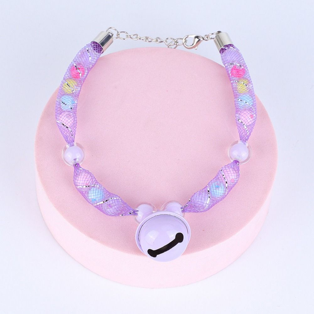 Adjustable Pet Bell Necklace Retractable Pet Acrylic Collar Cat Bell Collar Dog Jewelry
Adjustable Pet Bell Necklace Retractable Pet Acrylic Collar Cat Bell Collar Dog Jewelry