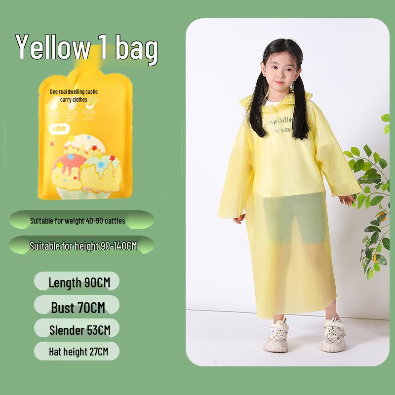 Children s Waterproof Disposable Raincoat - Portable One-Piece Cape for Hiking, Rafting, Camping, and School.
Children s Waterproof Disposable Raincoat - Portable One-Piece Cape for Hiking, Rafting, Camping, and School.