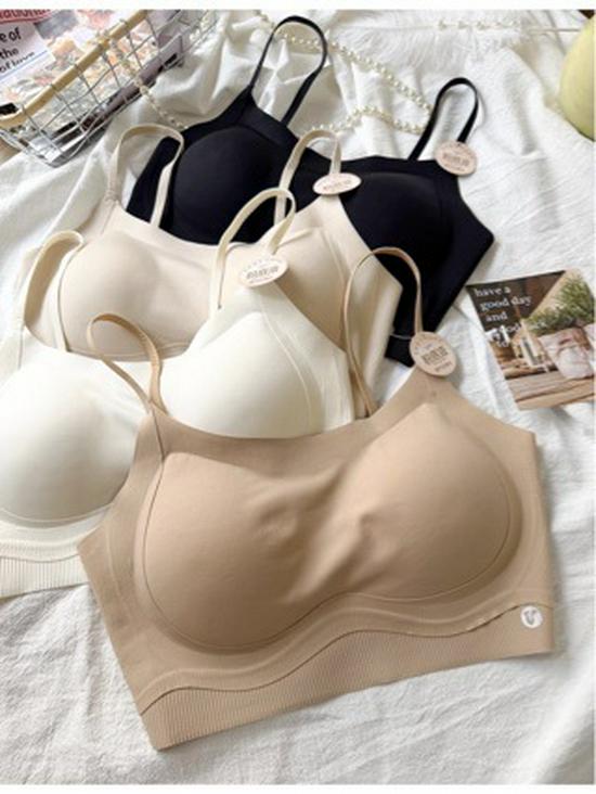 Seamless Hanger-Style Anti-Slip Strapless Bra - Palm Cup, Thin Straps, Breathable, Cloud-Feel Women s Underwear Black
Seamless Hanger-Style Anti-Slip Strapless Bra - Palm Cup, Thin Straps, Breathable, Cloud-Feel Women s Underwear Black