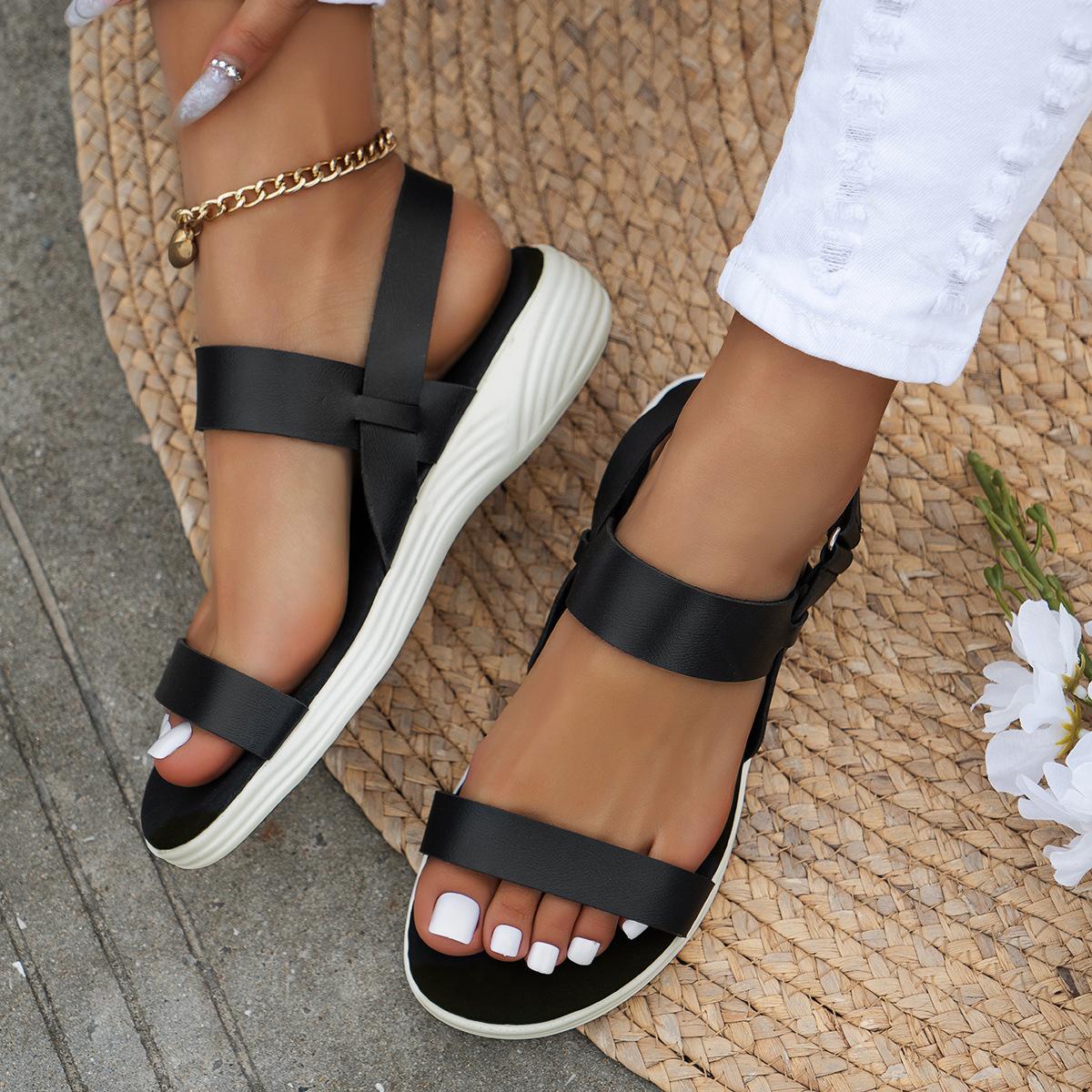 2024 summer new casual sandals women s comfortable flat heel fish mouth Velcro foreign trade large size women s sandals spot 36 чорний
2024 summer new casual sandals women s comfortable flat heel fish mouth Velcro foreign trade large size women s sandals spot 36 чорний