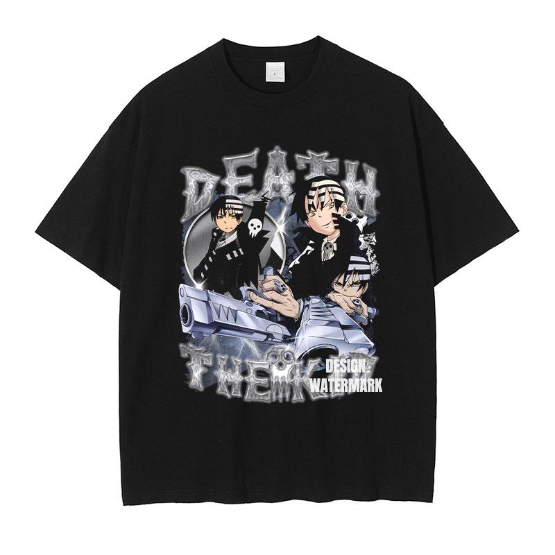 Anime SSoul EEater Tshirts Oversized Vintage Washed Death The Kid T Shirt Retro Harajuku Maka Evans Tops Tees Unisex Cotton S
Anime SSoul EEater Tshirts Oversized Vintage Washed Death The Kid T Shirt Retro Harajuku Maka Evans Tops Tees Unisex Cotton S