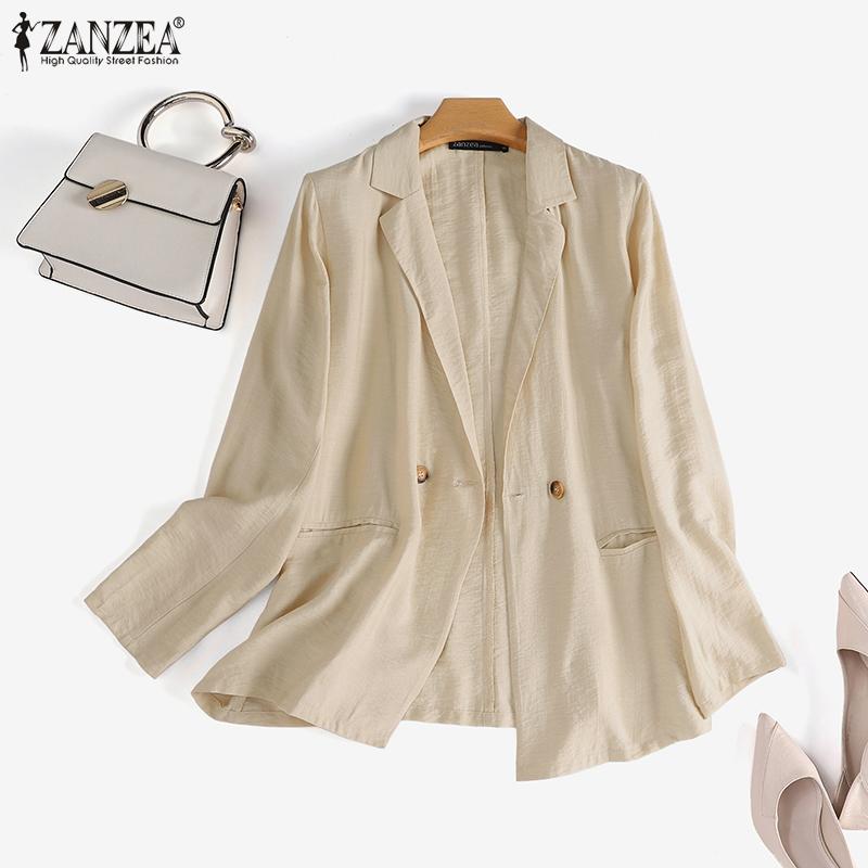 ZANZEA Женщины Повседневный зубчатый лацкан с длинным рукавом Кардиган Блузка Топы
ZANZEA Женщины Повседневный зубчатый лацкан с длинным рукавом Кардиган Блузка Топы